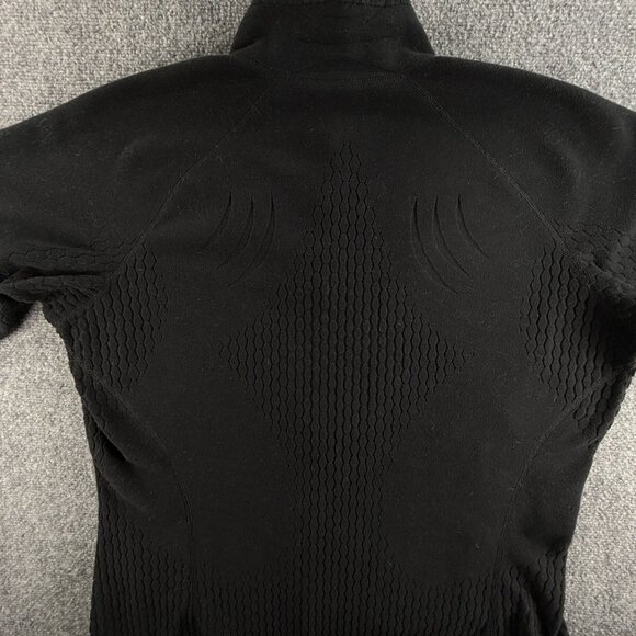 Patagonia Fleece Jacket Women Full Zip Black Large Soft Stretch Spandex Pockets - Picture 14 of 14